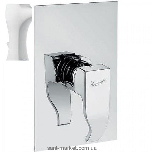 Змішувач для душа вбудовується EMMEVI колекція Niagara білий BIO 74009
