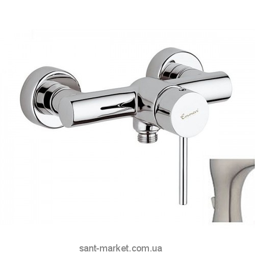 Змішувач для душу настінний змішувач EMMEVI колекція Piper нікель NS45002