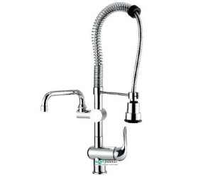 Змішувач для кухні з двома виливу і висувною лійкою Emmevi Neco змішувач CR91410