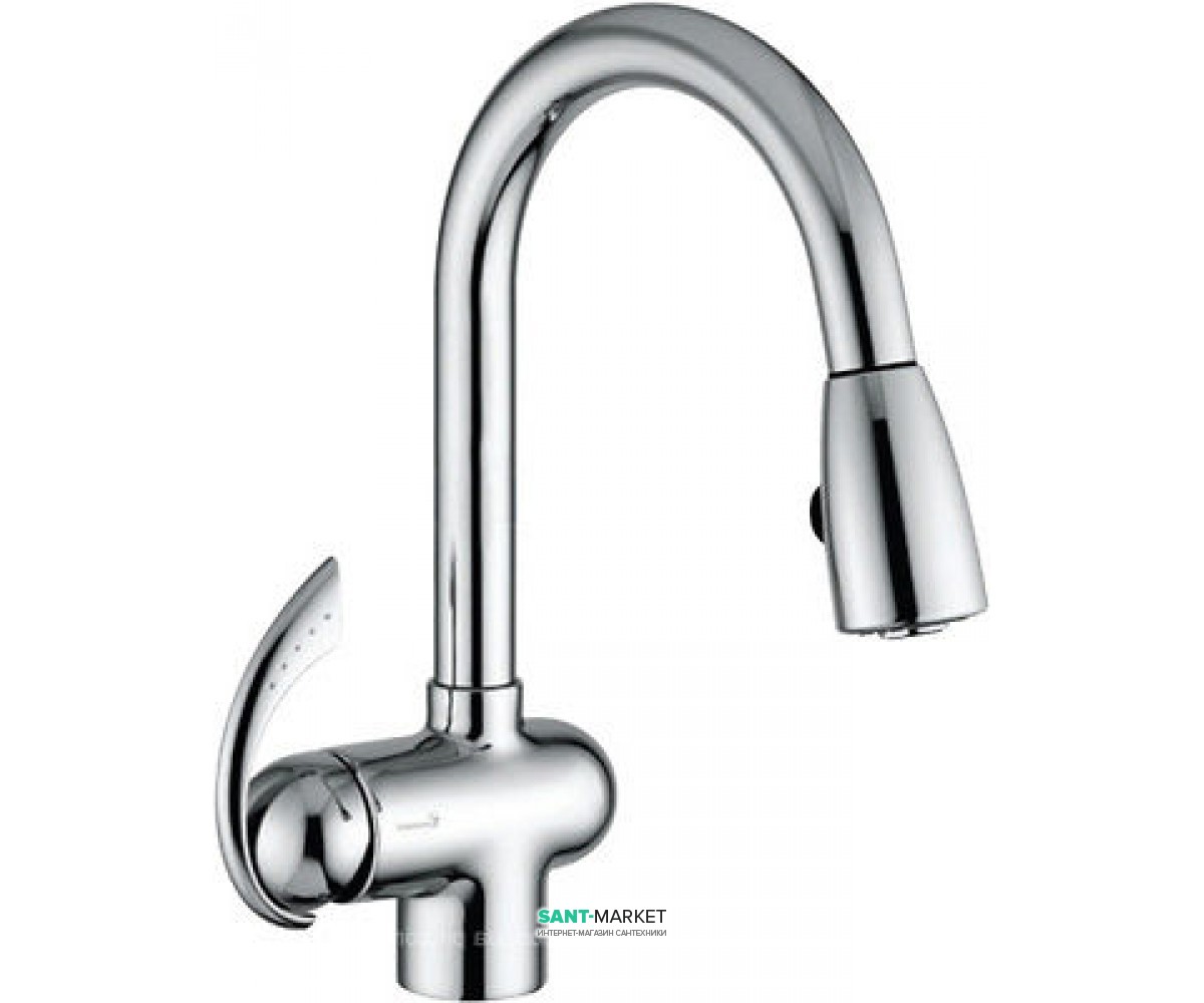 Змішувач для кухні з висувною лійкою Emmevi Ramses змішувач CR72067