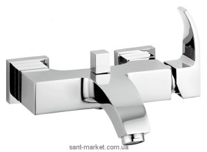 Смеситель однорычажный для ванны с коротким изливом EMMEVI коллекция Niagara хром CR74031