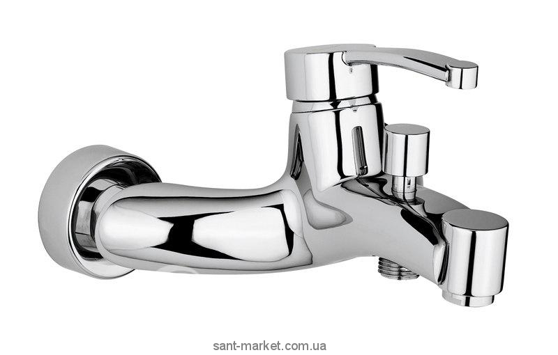 Смеситель однорычажный для ванны с коротким изливом EMMEVI коллекция Planet хром CR81001