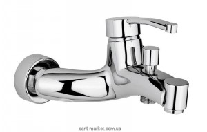 Змішувач одинважільний для ванни з коротким виливом EMMEVI колекція Planet хром CR81001