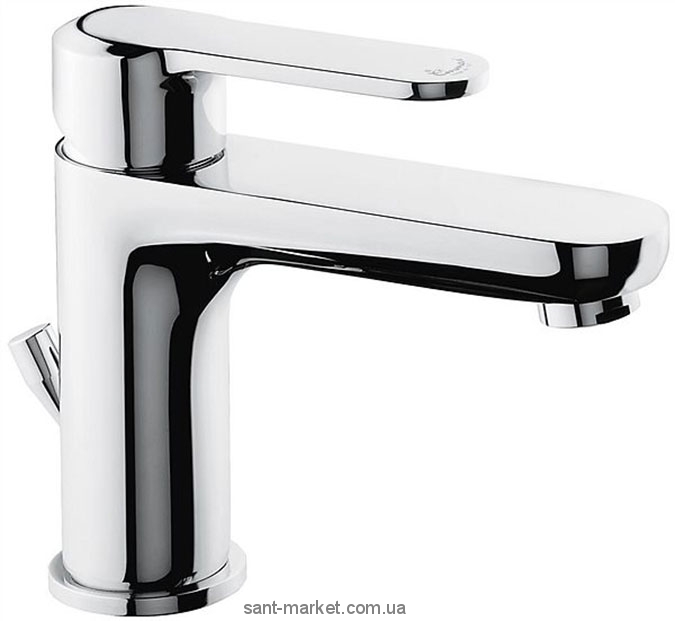 Смеситель для раковины однорычажный с донным клапаном EMMEVI коллекция Nefer хром CR77003