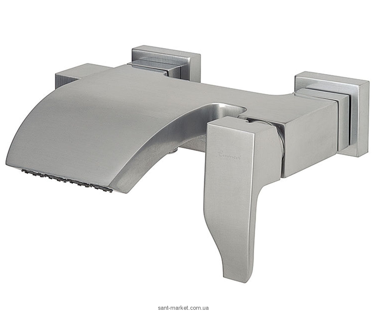 Смеситель однорычажный для ванны с коротким изливом EMMEVI коллекция Niagara сатин CSP74001