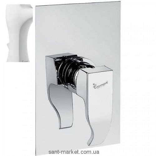 Смеситель для душа встраиваемый EMMEVI коллекция Niagara белый BIO 74009