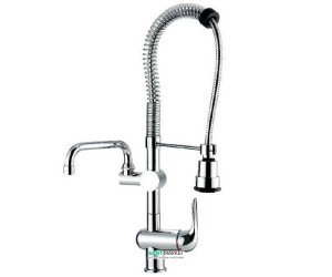 Змішувач для кухні з двома виливу і висувною лійкою Emmevi Neco змішувач CR91410