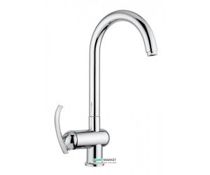 Смеситель для кухни Emmevi Ramses однорычажный мат-хром  SC72007