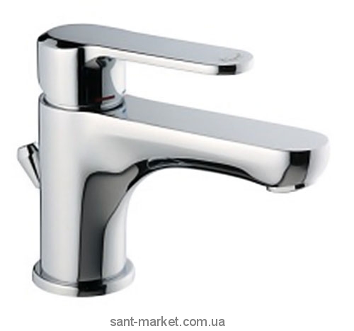Змішувач для раковини одноважеля з донним клапаном EMMEVI колекція Nefer хром CR770033