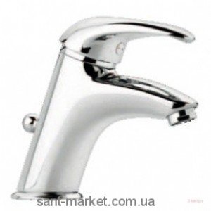 Смеситель для раковины однорычажный с донным клапаном EMMEVI коллекция Luxor хром CR7003R