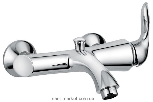 Змішувач одинважільний для ванни з коротким виливом EMMEVI колекція Neco хром CR91001