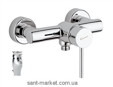 Змішувач для душу настінний змішувач EMMEVI колекція Piper мат / хром SC45002