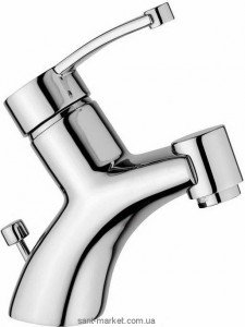 Смеситель для раковины однорычажный с донным клапаном EMMEVI коллекция Planet хром CR81003