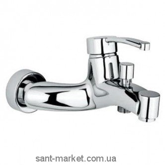 Смеситель однорычажный для ванны с коротким изливом EMMEVI коллекция Planet сатин CS81001