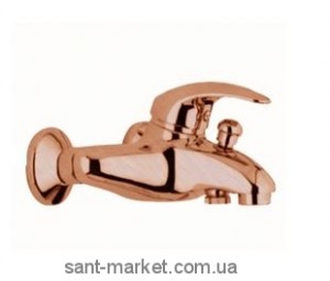 Смеситель однорычажный для ванны с коротким изливом EMMEVI коллекция Anibus медь RA7001RB