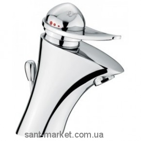 Смеситель для раковины однорычажный с донным клапаном EMMEVI коллекция Cheope сатин SC5003