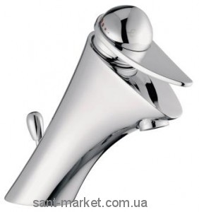 Смеситель для раковины однорычажный с донным клапаном EMMEVI коллекция Cheope сатин SC5003 Big