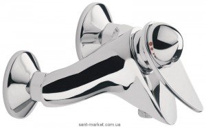 Смеситель однорычажный для ванны с коротким изливом EMMEVI коллекция Cheope сатин SC5002