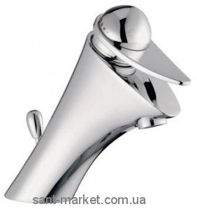 Смеситель для раковины однорычажный с донным клапаном EMMEVI коллекция Cheope сатин SC5003 Big