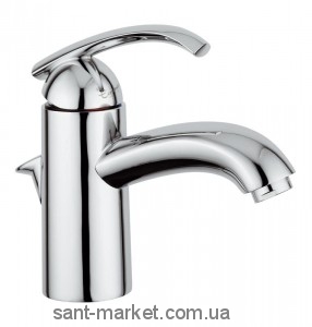 Смеситель для раковины однорычажный с донным клапаном EMMEVI коллекция Dacota хром CR73003