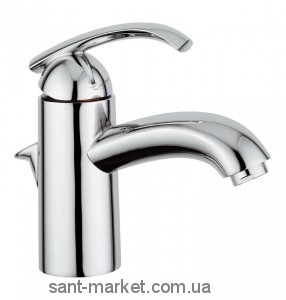 Смеситель для раковины однорычажный с донным клапаном EMMEVI коллекция Dacota хром CR73003