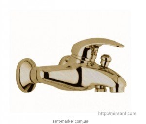 Смеситель однорычажный для ванны с коротким изливом EMMEVI коллекция Anubis бронза BR7001RB