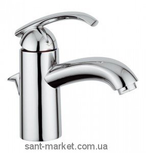 Смеситель для раковины однорычажный с донным клапаном EMMEVI коллекция Dacota хром CR73003