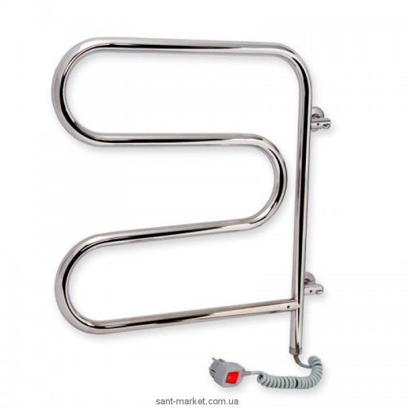 Электрический полотенцесушитель Laris Змеевик 25 РС3 Э 625х625х35 змейка хром поворотный 73207159