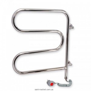 Электрический полотенцесушитель Laris Змеевик 25 РС3 Э 625х625х35 змейка хром поворотный 73207159