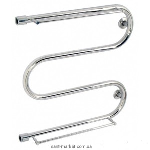 Водяной полотенцесушитель Laris коллекция Змеевик М-образный 600х600х106 хром 71207655
