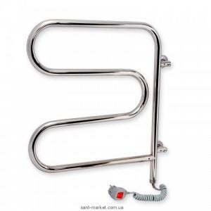 Електричний полотенцесушитель Laris Змійовик 25 РС3 Е 625х625х35 змійка хром поворотний 73207159
