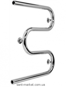 Водяний полотенцесушитель Laris колекція Змійовик М-подібний 400х600х67 хром 71207375