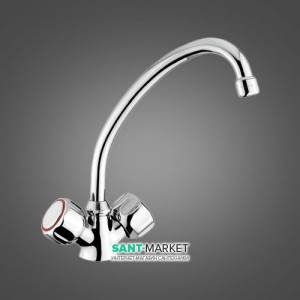 Змішувач для кухні Emmevi Sole двухвентілдьний ретростиль CR15207