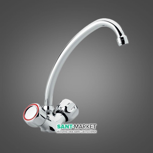 Смеситель для кухни Emmevi Sole двухвентильный ретростиль CR15217