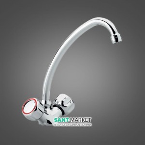 Смеситель для кухни Emmevi Sole двухвентильный ретростиль CR15217