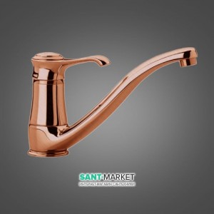 Смеситель для кухни Emmevi Tiffany однорычажный ретростиль медь RA6095