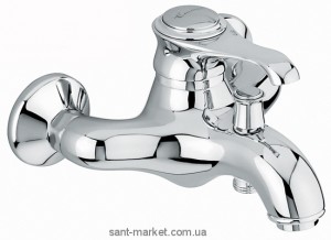 Смеситель однорычажный для ванны с коротким изливом EMMEVI коллекция Tiffany хром CR6001