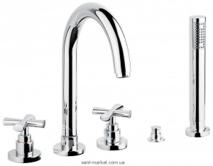 Смеситель однорычажный на борт ванны с душем EMMEVI коллекция Spirit New хром CR31121 new