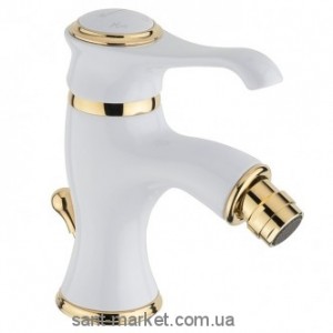 Emmevi Tiffany Смеситель белый-золото BO6004