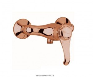 Смеситель для душа настенный однорычажный EMMEVI коллекция Tiffany медь RA6002