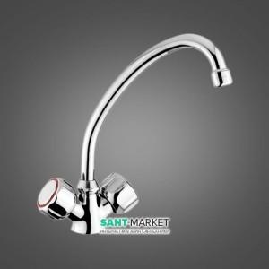 Смеситель для кухни Emmevi Sole двухвентилдьный ретростиль CR15207