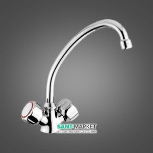 Змішувач для кухні Emmevi Sole двухвентілдьний ретростиль CR15207