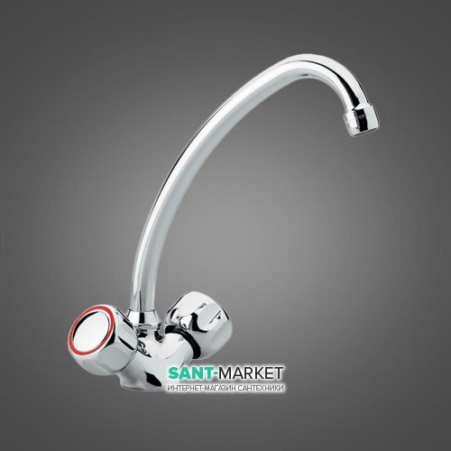 Смеситель для кухни Emmevi Sole двухвентильный ретростиль CR15217