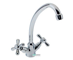 Смеситель для кухни Emmevi Stella двухвентильный ретростиль CR17207