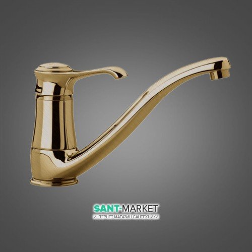 Змішувач для кухні Emmevi Tiffany одоричажний ретростиль бронза BR6095