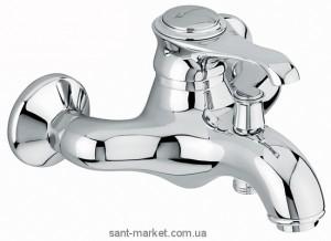 Смеситель однорычажный для ванны с коротким изливом EMMEVI коллекция Tiffany хром CR6001