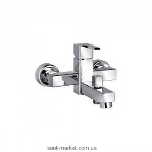 Смеситель однорычажный для ванны с коротким изливом EMMEVI коллекция Sicily хром CR38001