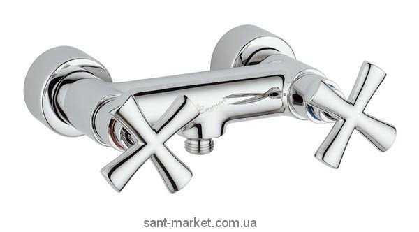 Змішувач для душу настінний двухвентильний EMMEVI колекція Spirit New хром CR31002