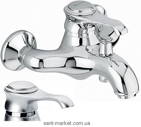Змішувач одинважільний для ванни з коротким виливом EMMEVI колекція Tiffany матовий хром SC6001