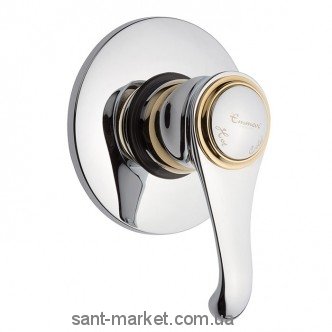 Змішувач для душа вбудовується EMMEVI колекція Tiffany хром / золото CO6009